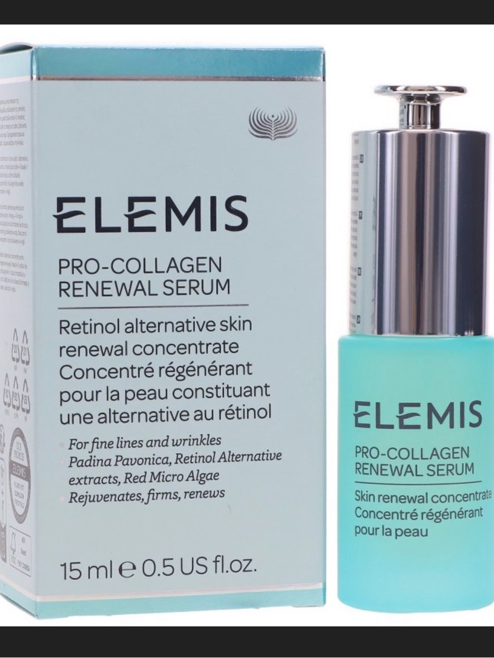 NEW ELEMIS Pro-Collagen Renewal Serum Retinol Alternative 15ml 0.5oz NEW SEALED